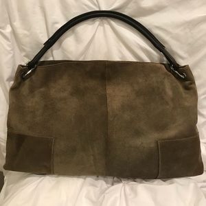Levenger Suede/Leather Tote